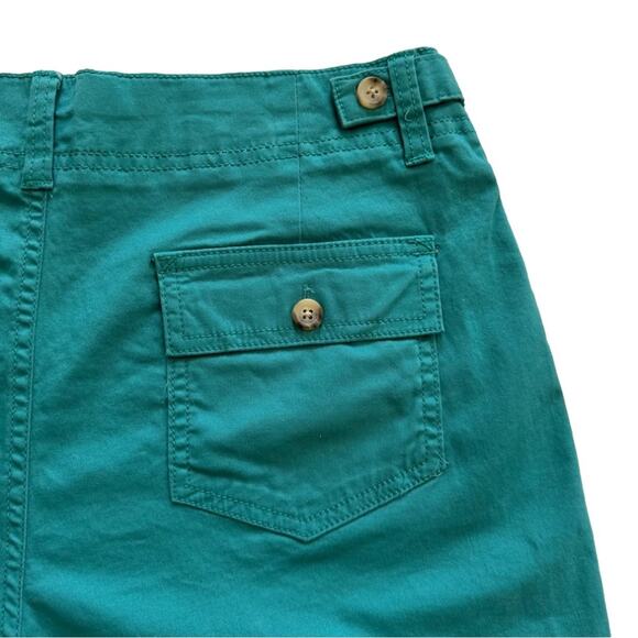 Dockers Women Green Mid Rise Chino Pockets 3” Everyday Shorts Size 10 NEW - Picture 7 of 13